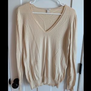 J Crew Cream Light Sweater